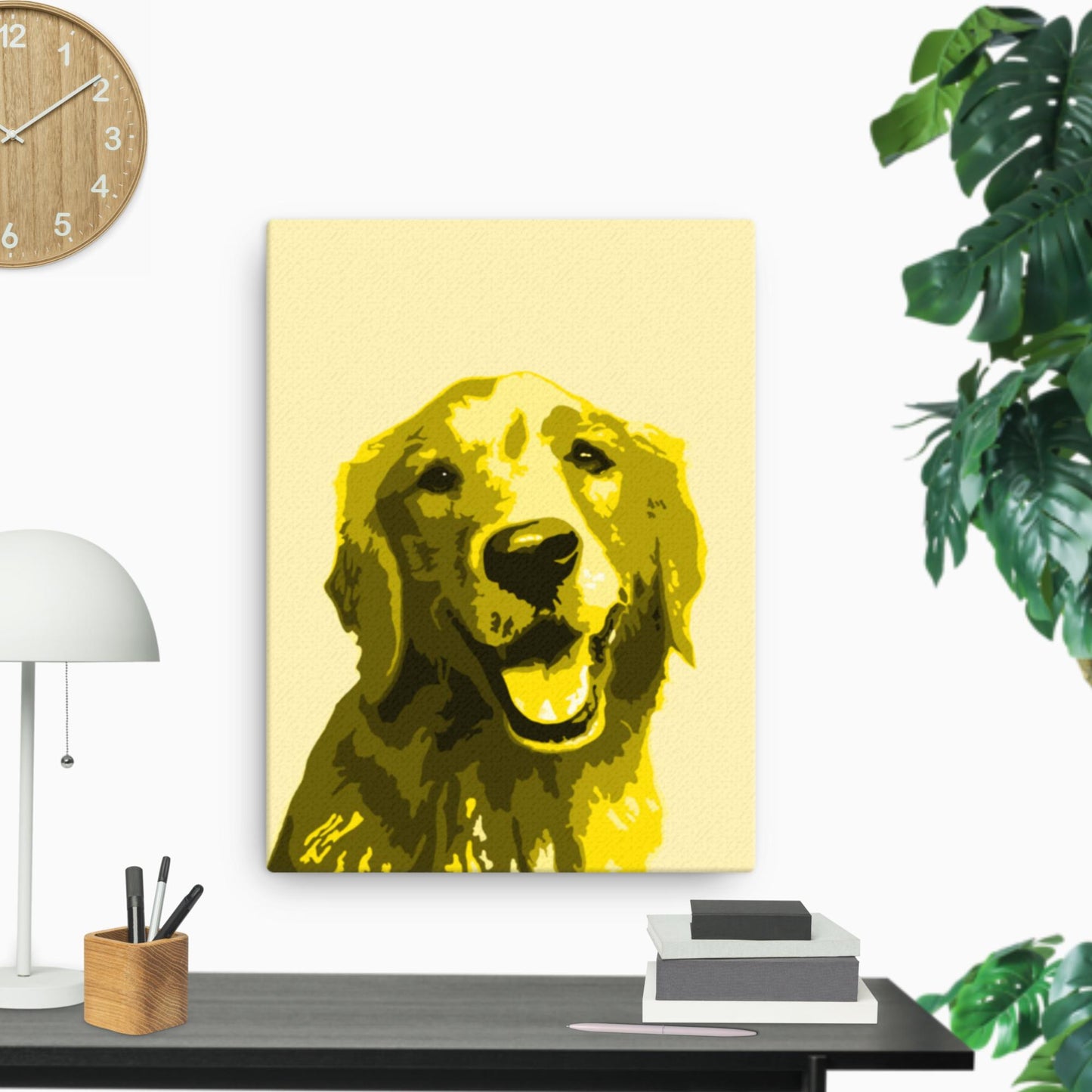 Golden Retriever on Canvas