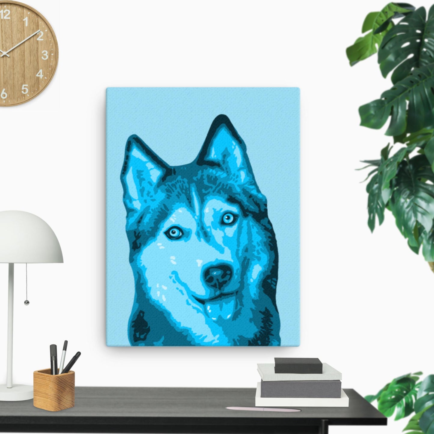 Husky on Canvas