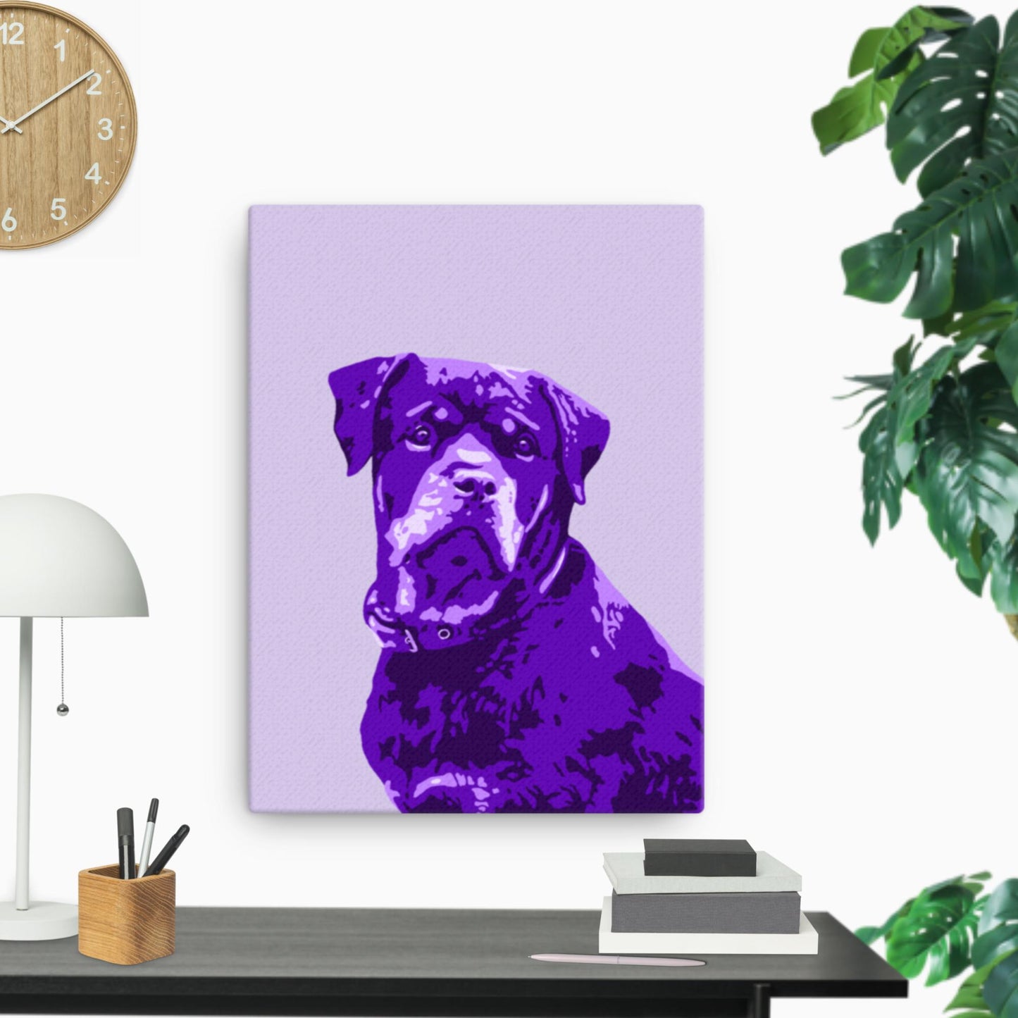 Rottweiler on Canvas