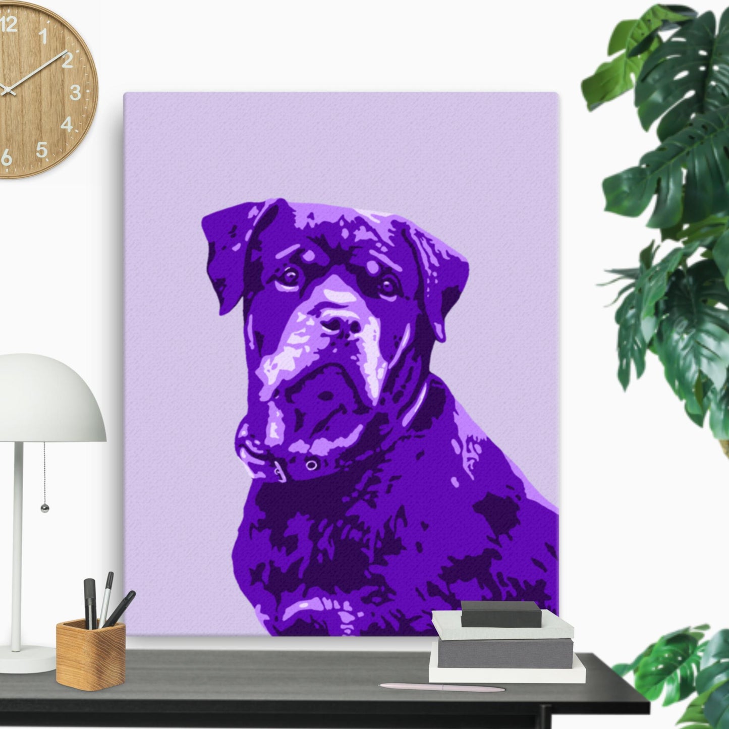 Rottweiler on Canvas