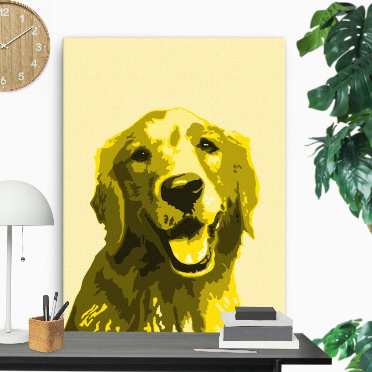 Golden Retriever on Canvas