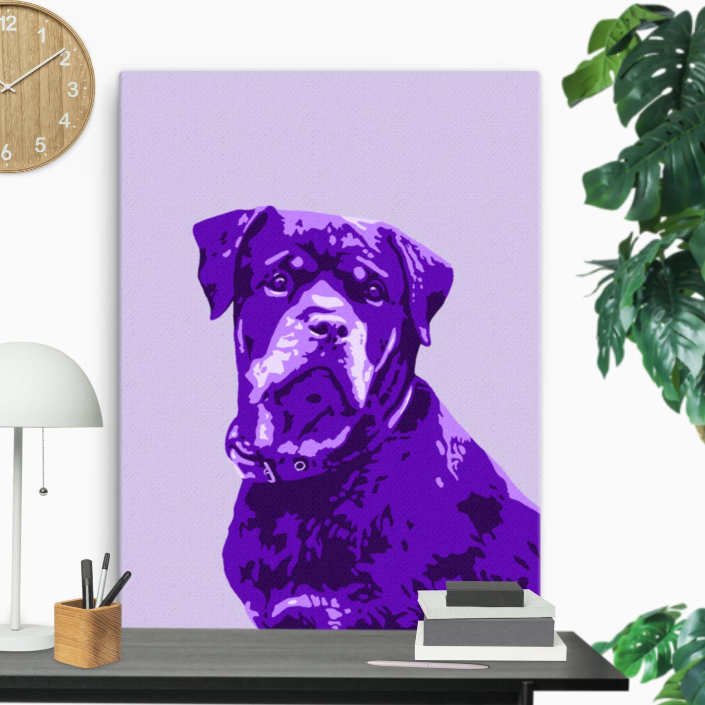 Rottweiler on Canvas